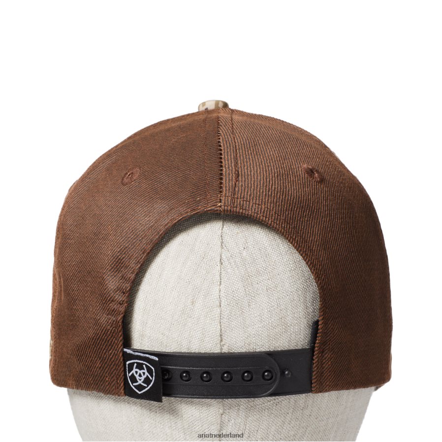 bruin patriot snapback-pet Ariat Heren accessoires PJ26LN1933
