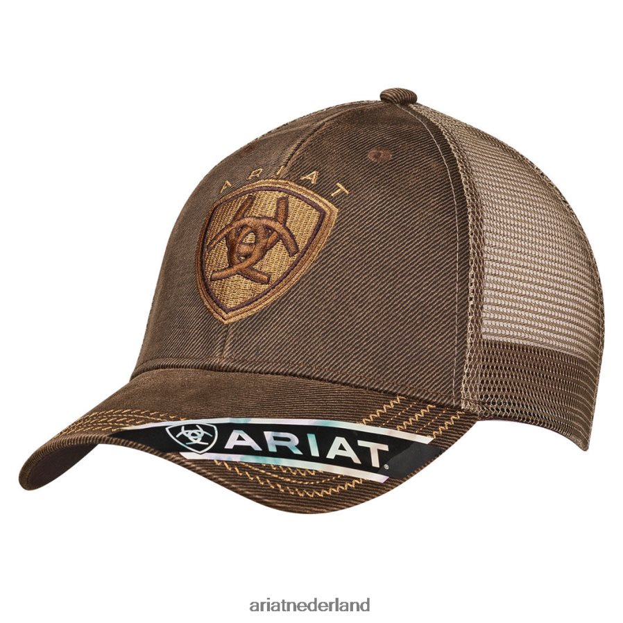 bruine oliehuid gestructureerde dop Ariat Heren accessoires PJ26LN1890