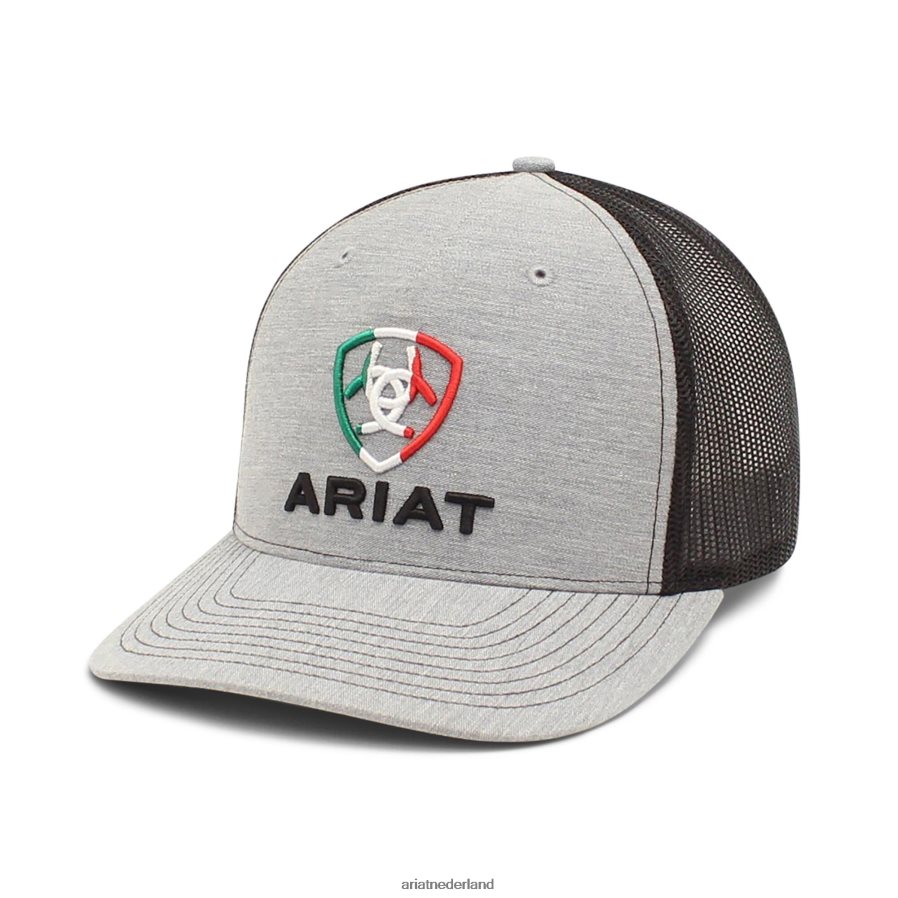 grijs Mexicaanse vlag schildkap Ariat Heren accessoires PJ26LN1938