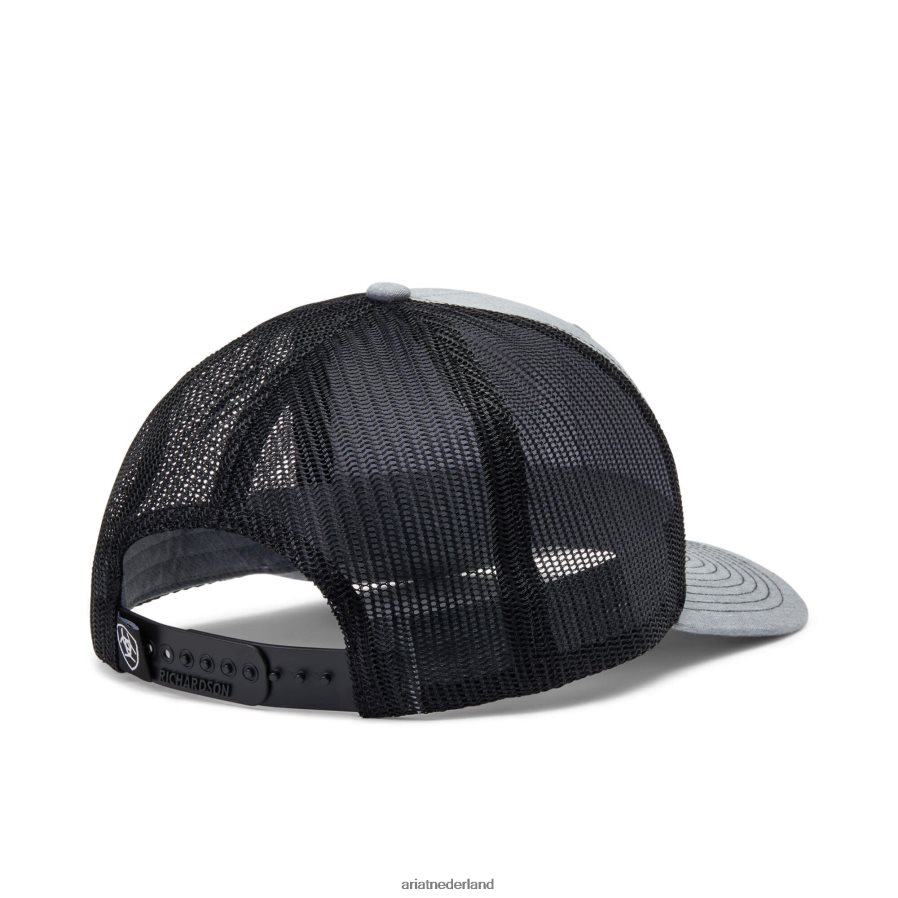 grijs bruin vlag patch pet Ariat Heren accessoires PJ26LN1897