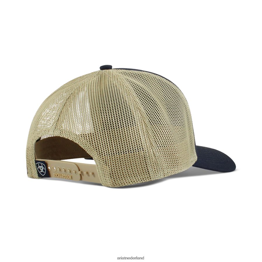 marine pet met logo van de vlag van de VS Ariat Heren accessoires PJ26LN1978