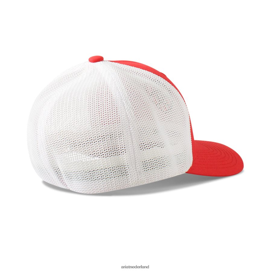 rood pet met usa-vlagschildlogo Ariat Heren accessoires PJ26LN1965