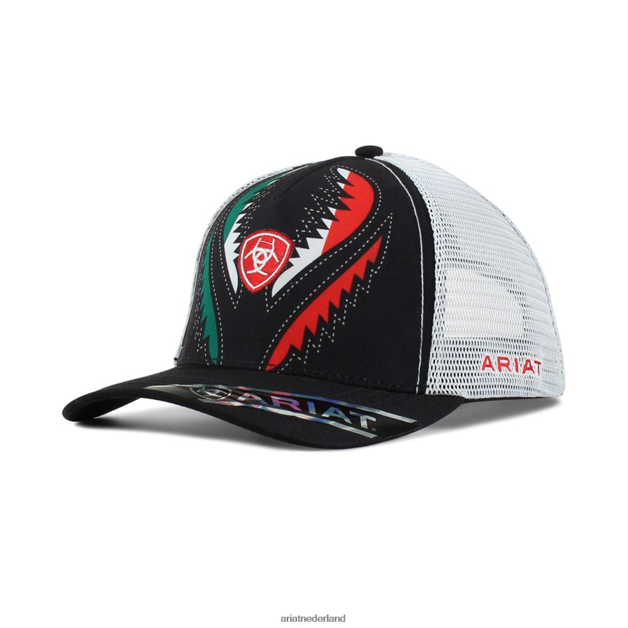 zwart Mexicaanse luchador pet Ariat Heren accessoires PJ26LN1939