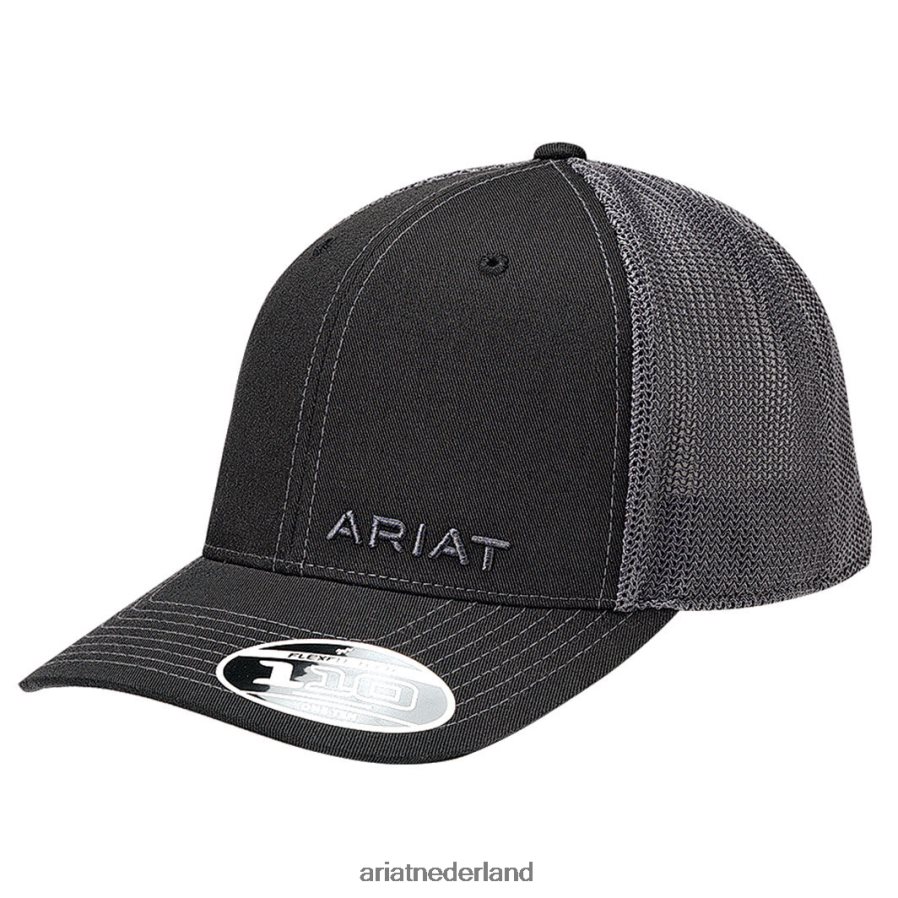 zwart Rev-snapback-pet Ariat Heren accessoires PJ26LN1891