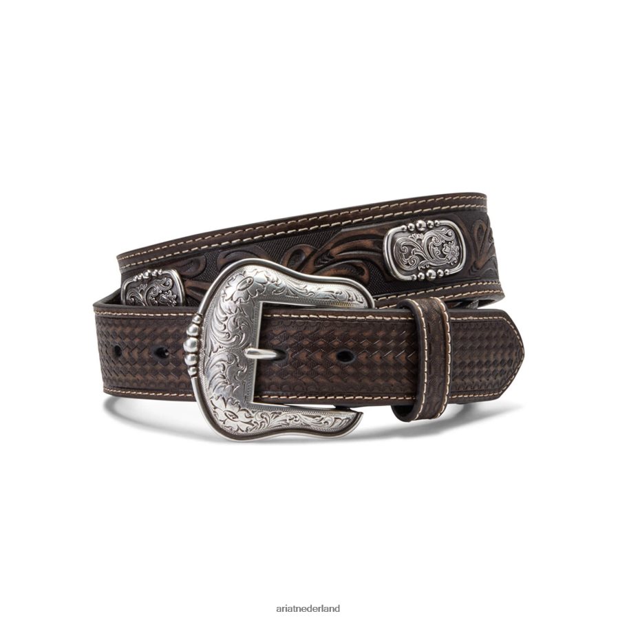 bruin filigraan concho riem Ariat Heren accessoires PJ26LN1865