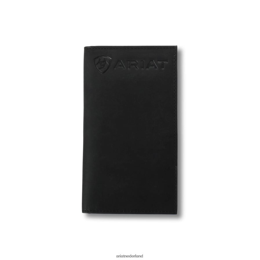 zwart rodeo portemonnee-logo Ariat Heren accessoires PJ26LN1793