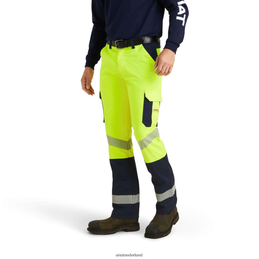 hallo vis geel fr m7 slanke, duralight stretch ripstop rechte broek Ariat Heren bodems PJ26LN1720