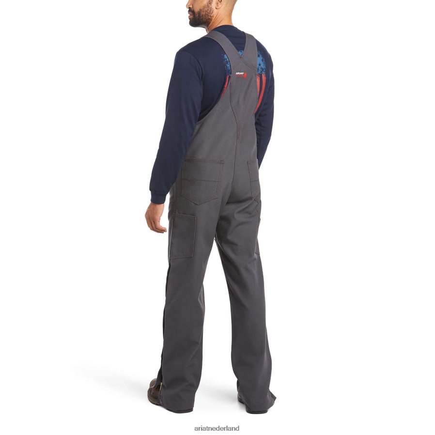 ijzergrijs fr canvas ongevoerd slabbetje Ariat Heren bodems PJ26LN1712