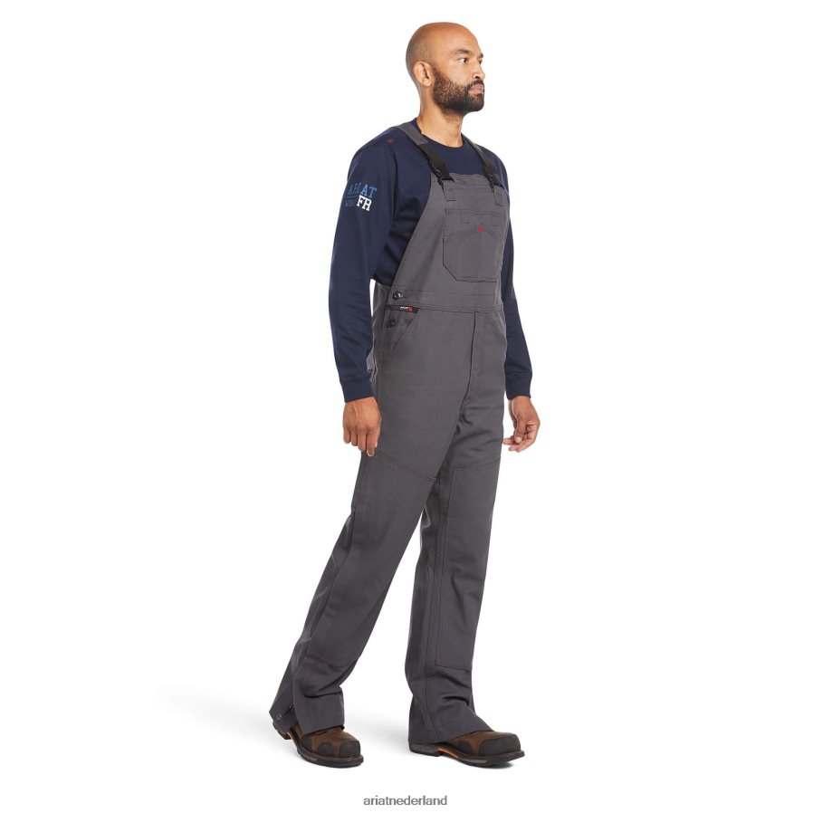 ijzergrijs fr canvas ongevoerd slabbetje Ariat Heren bodems PJ26LN1712