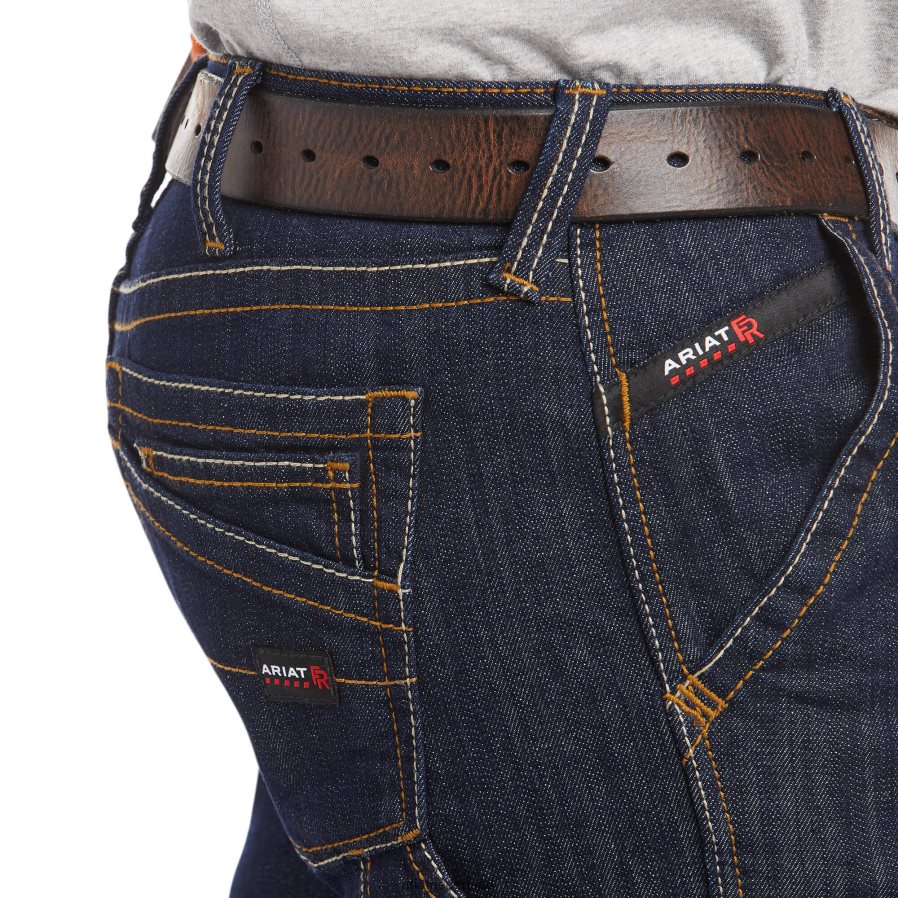afspoelen fr m7 slanke, durastretch werkpaard, stapelbare jeans met rechte pijpen Ariat Heren bodems PJ26LN1700