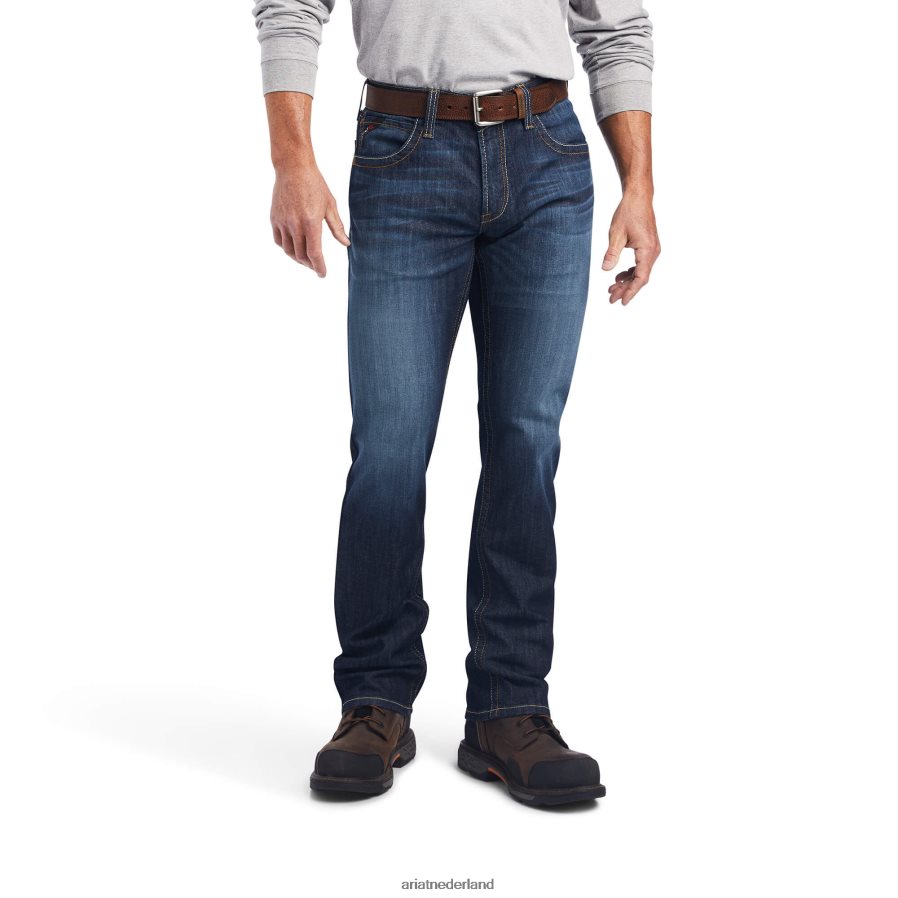 lassen fr m5 rechte Duralight stretch basic jeans met rechte pijpen Ariat Heren bodems PJ26LN1696