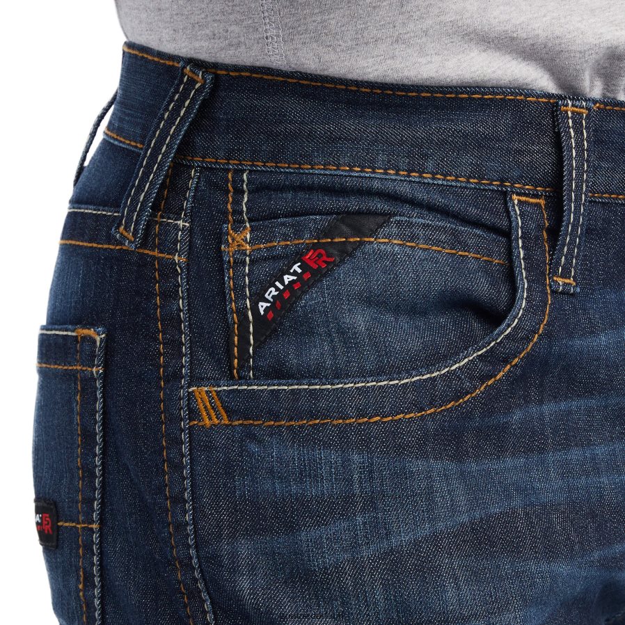 lassen fr m5 rechte Duralight stretch basic jeans met rechte pijpen Ariat Heren bodems PJ26LN1696