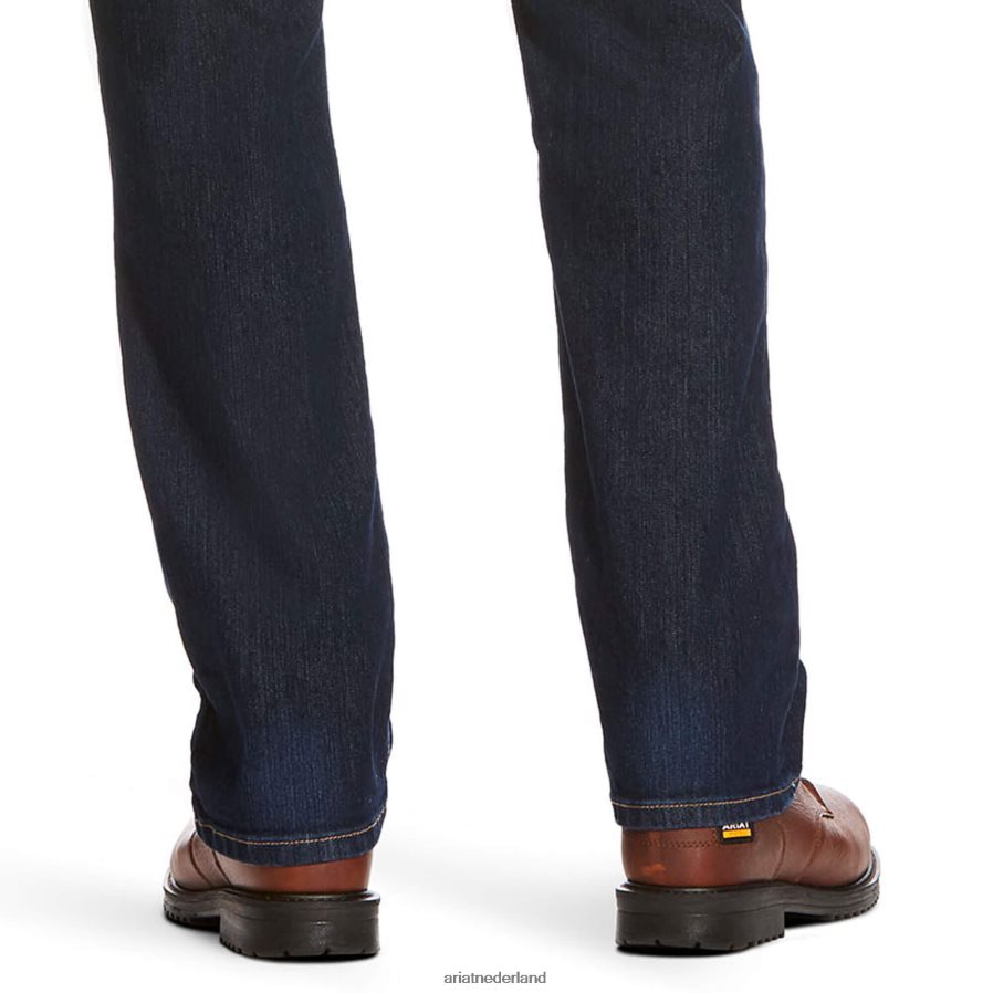 maritiem rebar m4 boot-cut jeans met lage taille en durastretch rand Ariat Heren bodems PJ26LN517