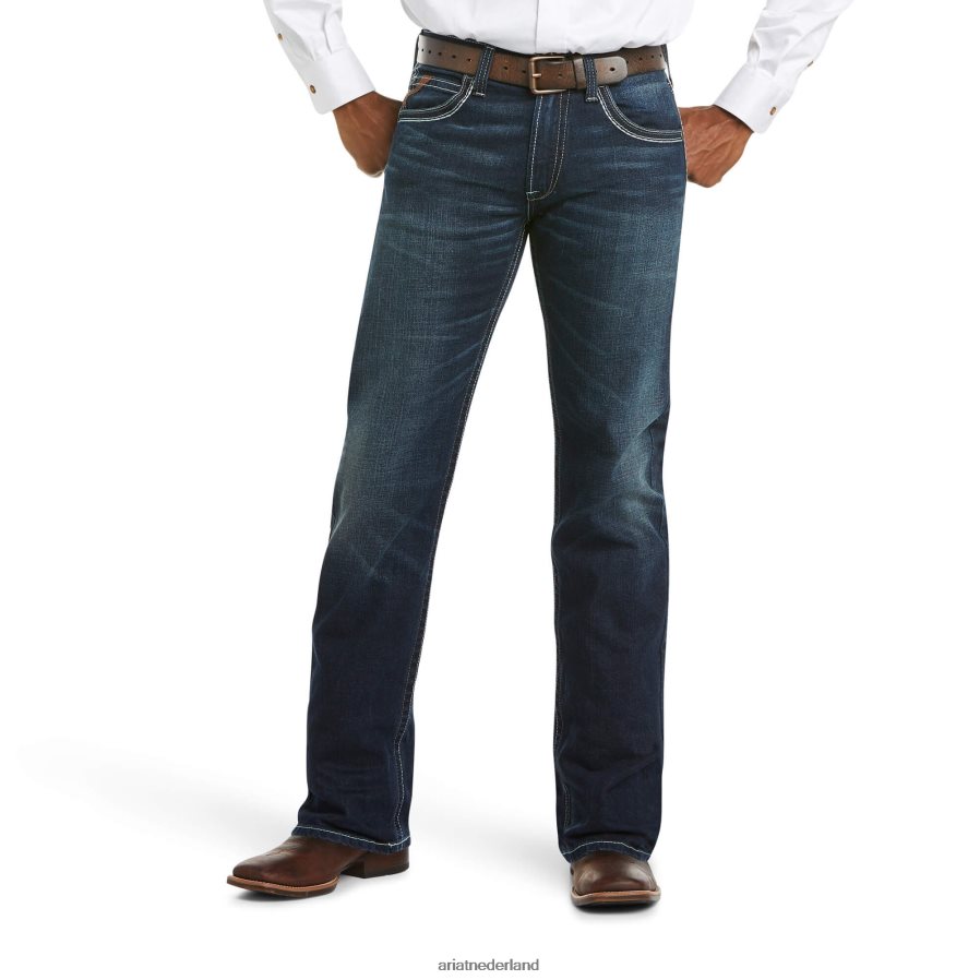 nachtegaal M5 slim stretch coltrane stapelbare jeans met rechte pijpen Ariat Heren bodems PJ26LN513
