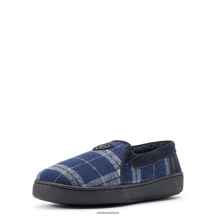 blauwe plaid Lincoln pantoffel Ariat Heren schoenen PJ26LN477
