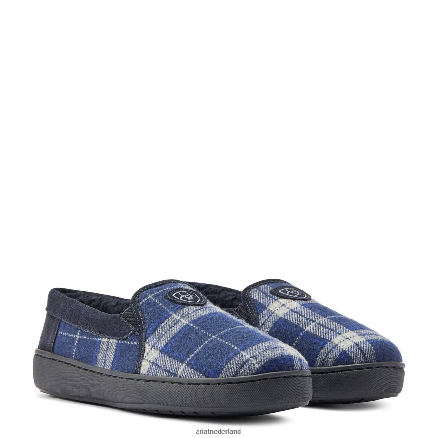 blauwe plaid Lincoln pantoffel Ariat Heren schoenen PJ26LN477