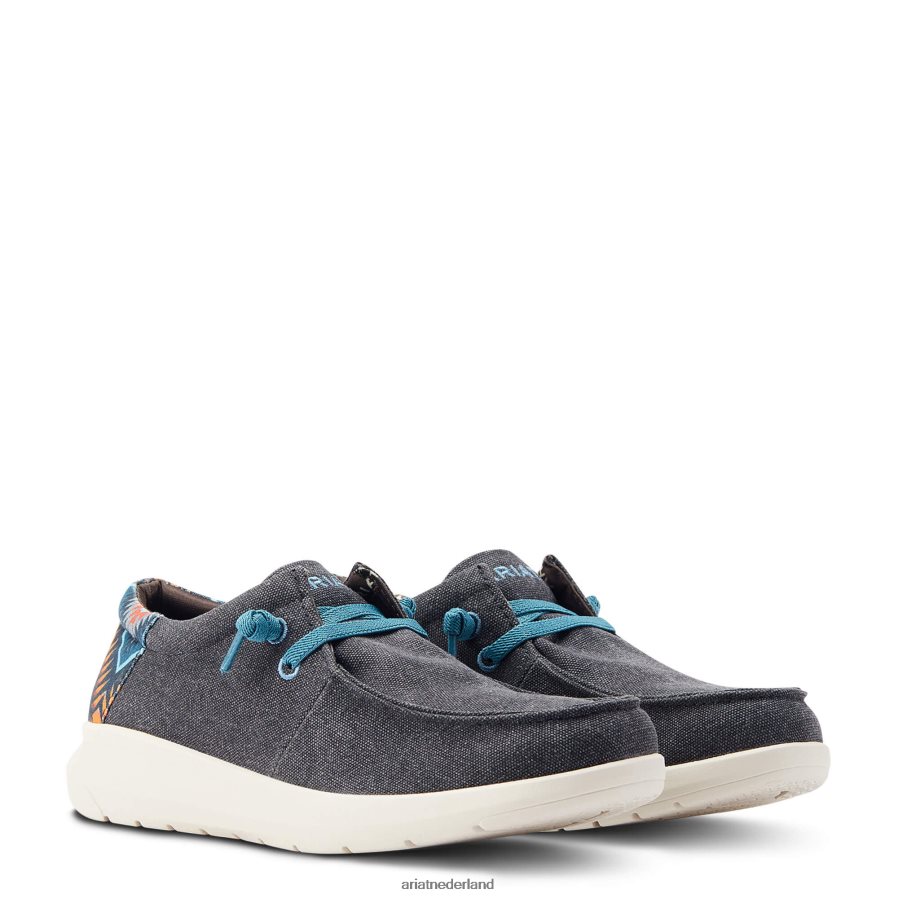 antracietblauw/blauw zuidwesten hihi 1 Ariat Heren schoenen PJ26LN418