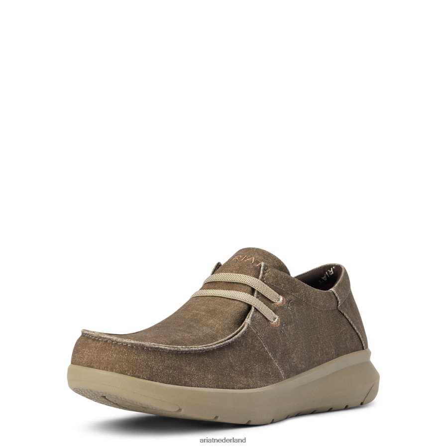 bruin canvas hihi 1 Ariat Heren schoenen PJ26LN436