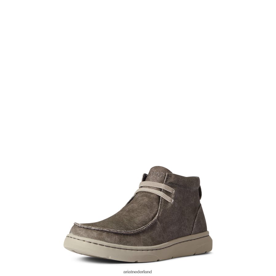 grijs canvas hallo midden Ariat Heren schoenen PJ26LN442