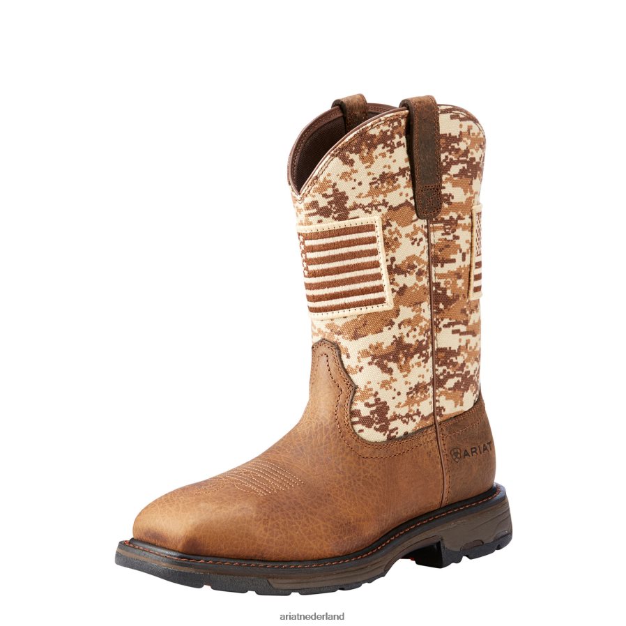 aarde workhog patriot werklaars Ariat Heren schoenen PJ26LN178