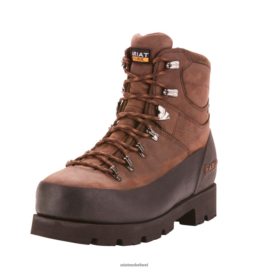 bitter bruin Linesman Ridge 6" werklaars met gore-tex composiet neus Ariat Heren schoenen PJ26LN338
