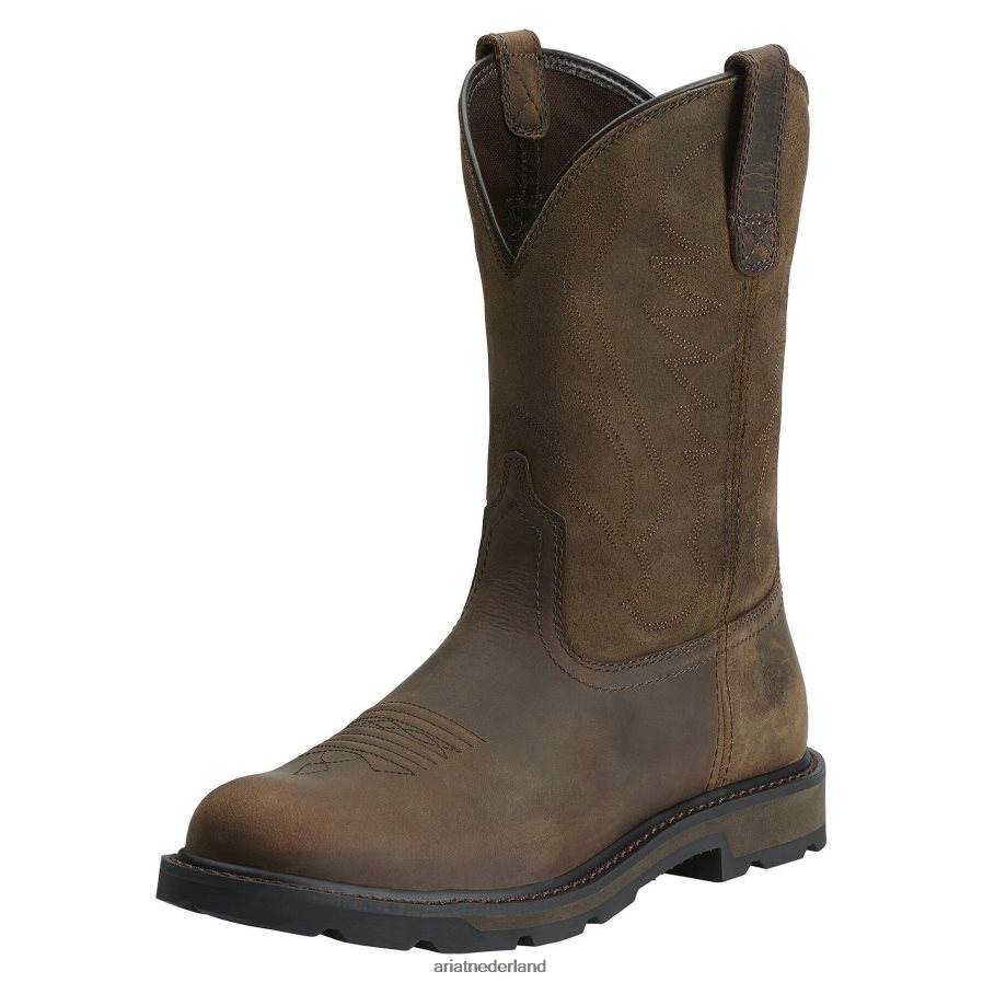 bruin baanbrekende werklaars Ariat Heren schoenen PJ26LN226