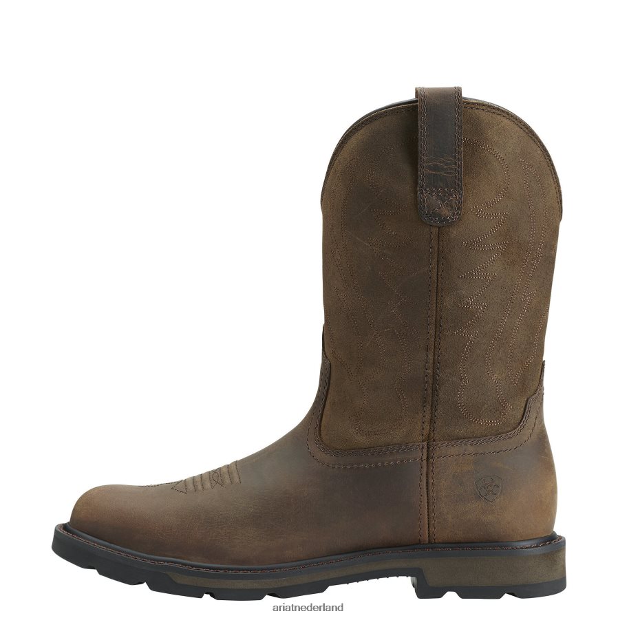 bruin baanbrekende werklaars Ariat Heren schoenen PJ26LN226