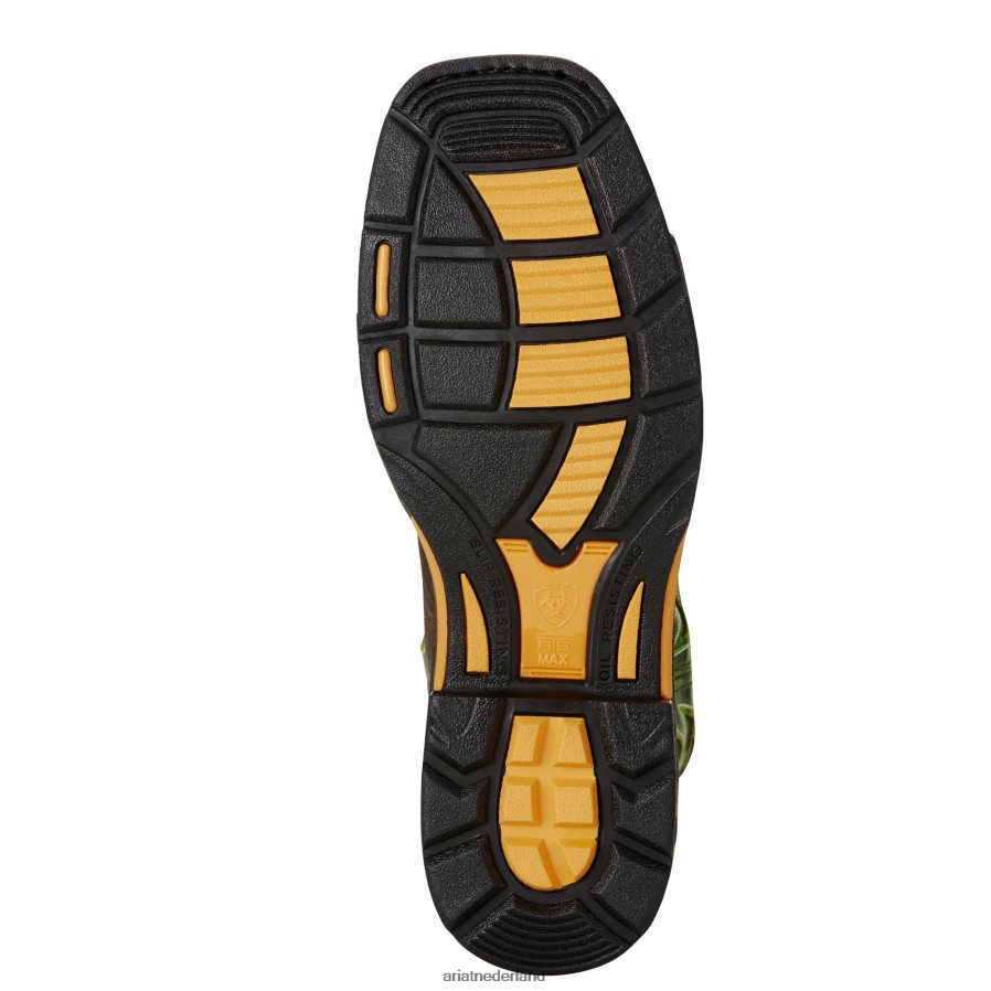 bruin bruin workhog werklaars met venttek composiet neus en brede vierkante neus Ariat Heren schoenen PJ26LN224