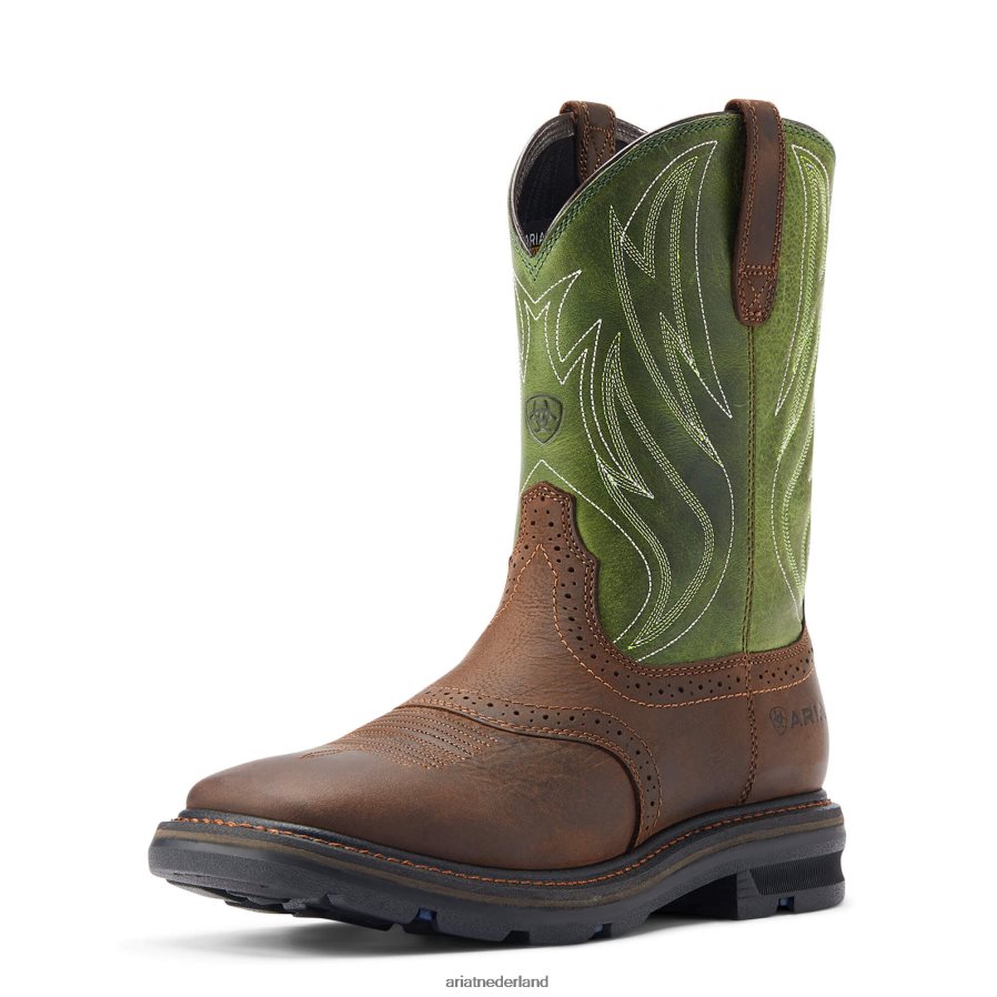 donker bruin Sierra Shock Shield werklaars Ariat Heren schoenen PJ26LN371