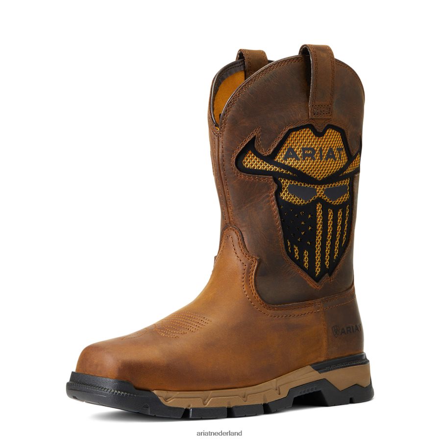 donkere aarde rebar flex western venttek incognito werklaars Ariat Heren schoenen PJ26LN290