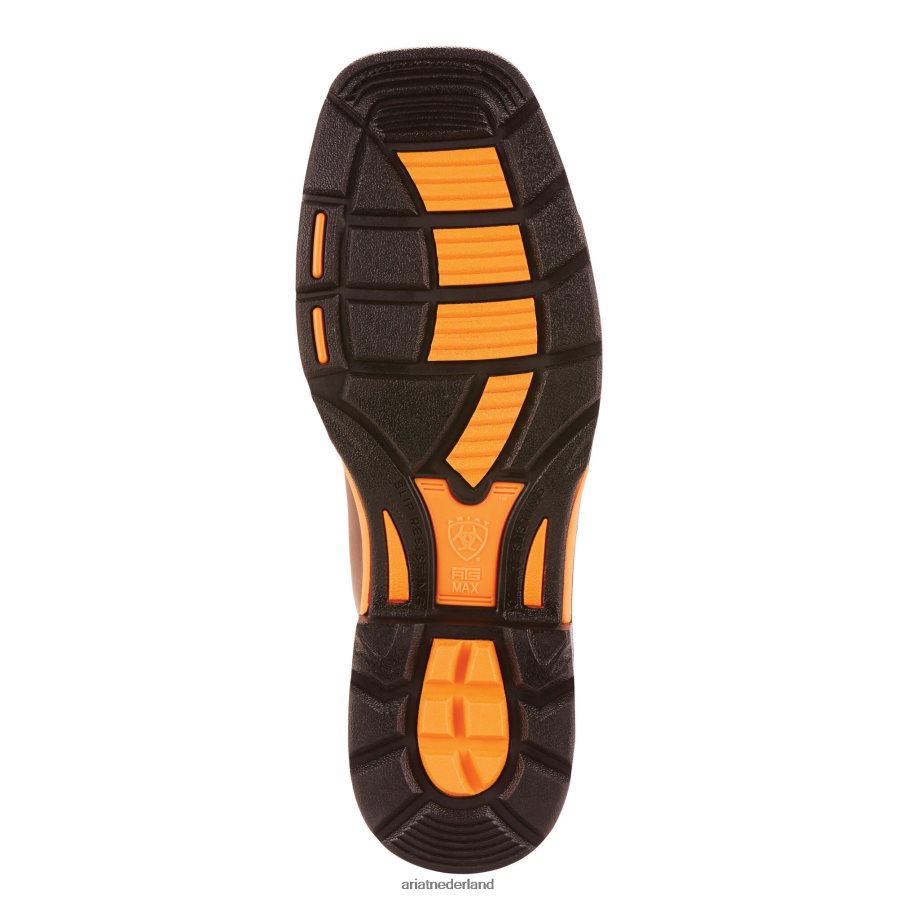 donkere aarde workhog werklaars met brede vierkante neus Ariat Heren schoenen PJ26LN279