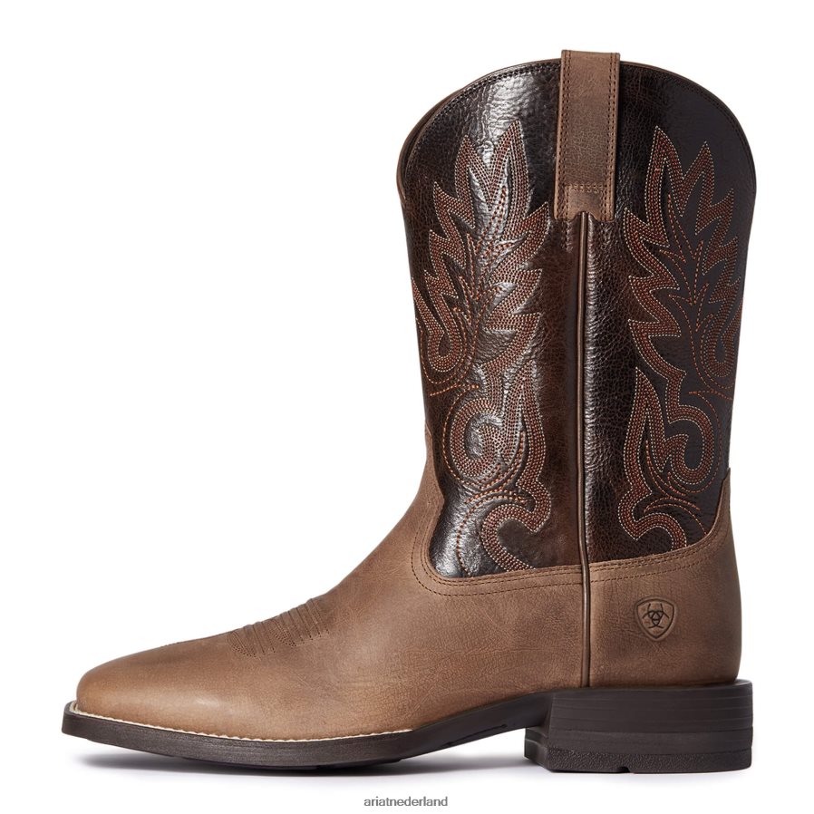 authentiek bruin Layton westernlaars Ariat Heren schoenen PJ26LN119