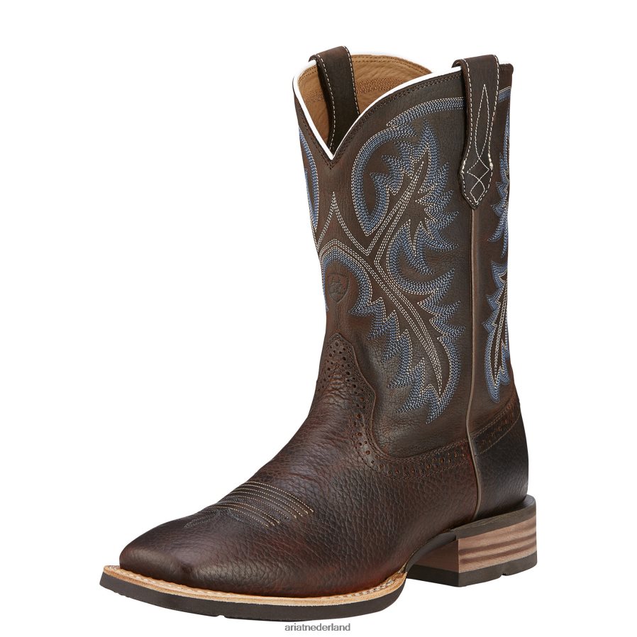 bruin geolied baldadig quickdraw westernlaars Ariat Heren schoenen PJ26LN92