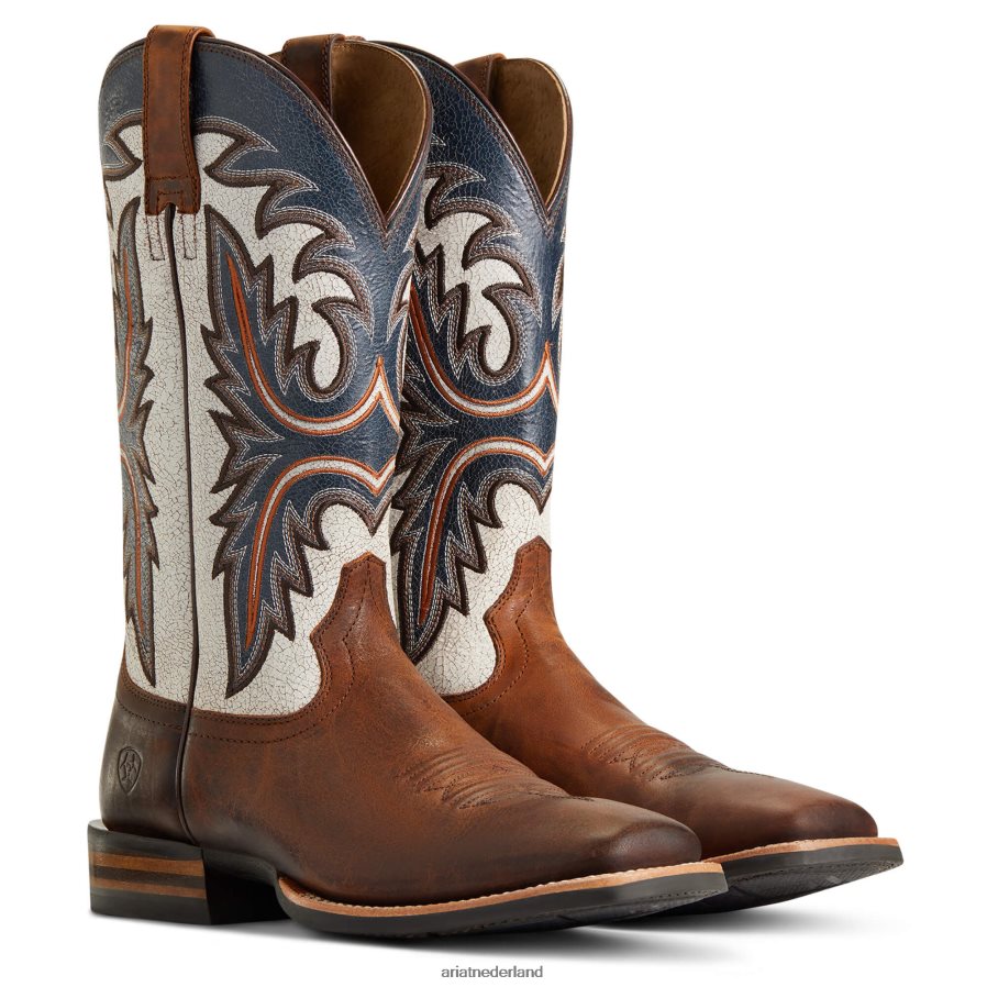 cent bruin Brushrider westernlaars Ariat Heren schoenen PJ26LN50