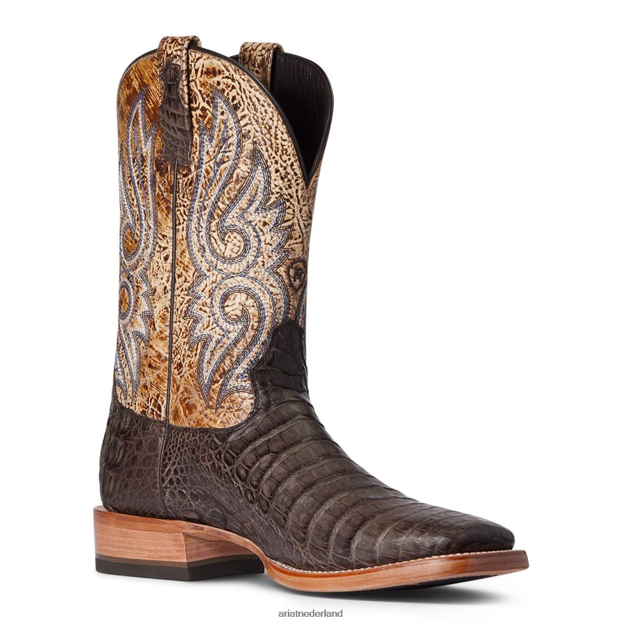 chocolade kaaimanbuik meedogenloze denton westernlaars Ariat Heren schoenen PJ26LN109