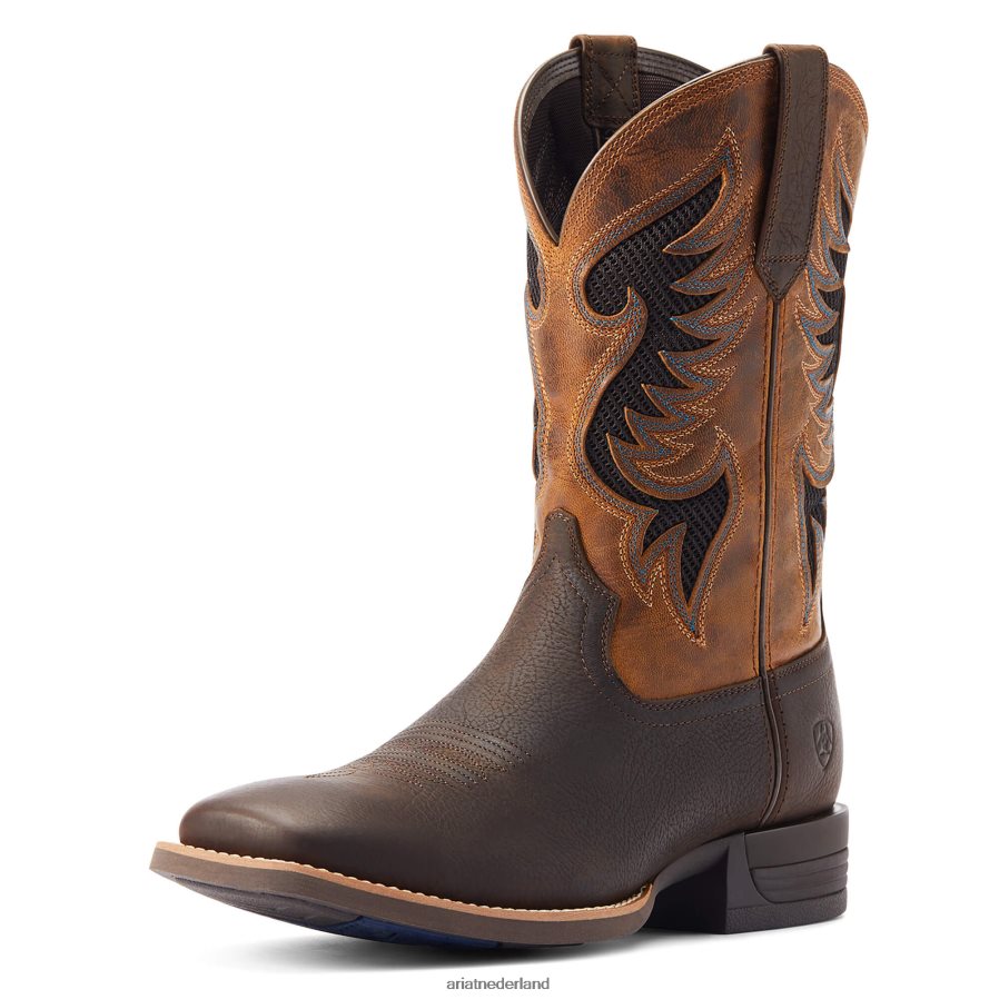 donker bruin Cowpuncher venttek westernlaars Ariat Heren schoenen PJ26LN33