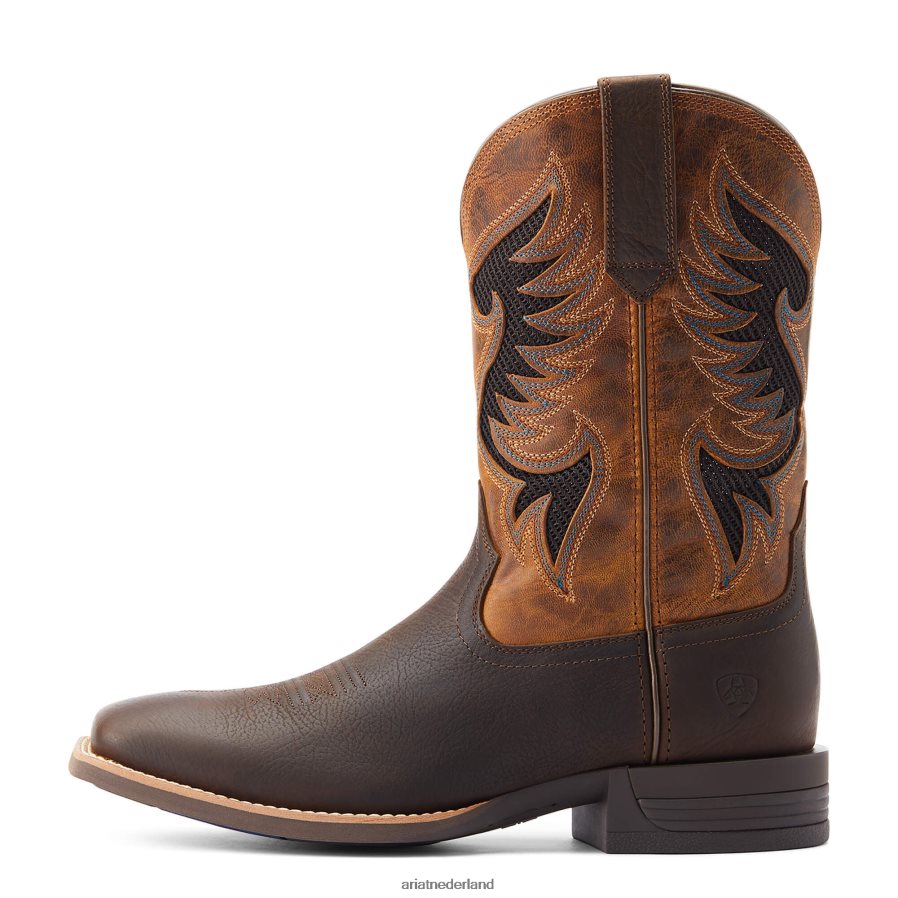 donker bruin Cowpuncher venttek westernlaars Ariat Heren schoenen PJ26LN33