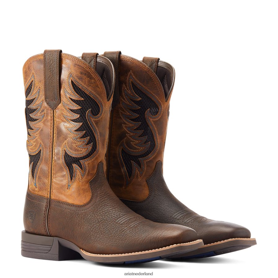 donker bruin Cowpuncher venttek westernlaars Ariat Heren schoenen PJ26LN33
