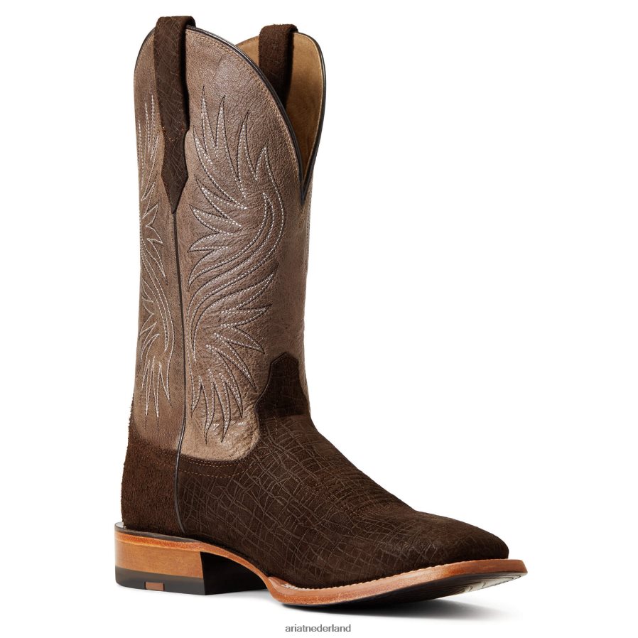 donkere koffie circuit rockridge westernlaars Ariat Heren schoenen PJ26LN122