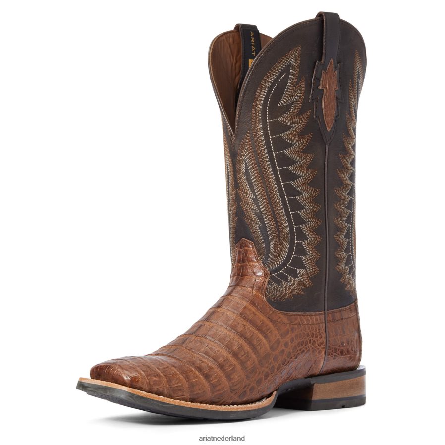 karamel kaaimanbuik dubbele westernlaars Ariat Heren schoenen PJ26LN153