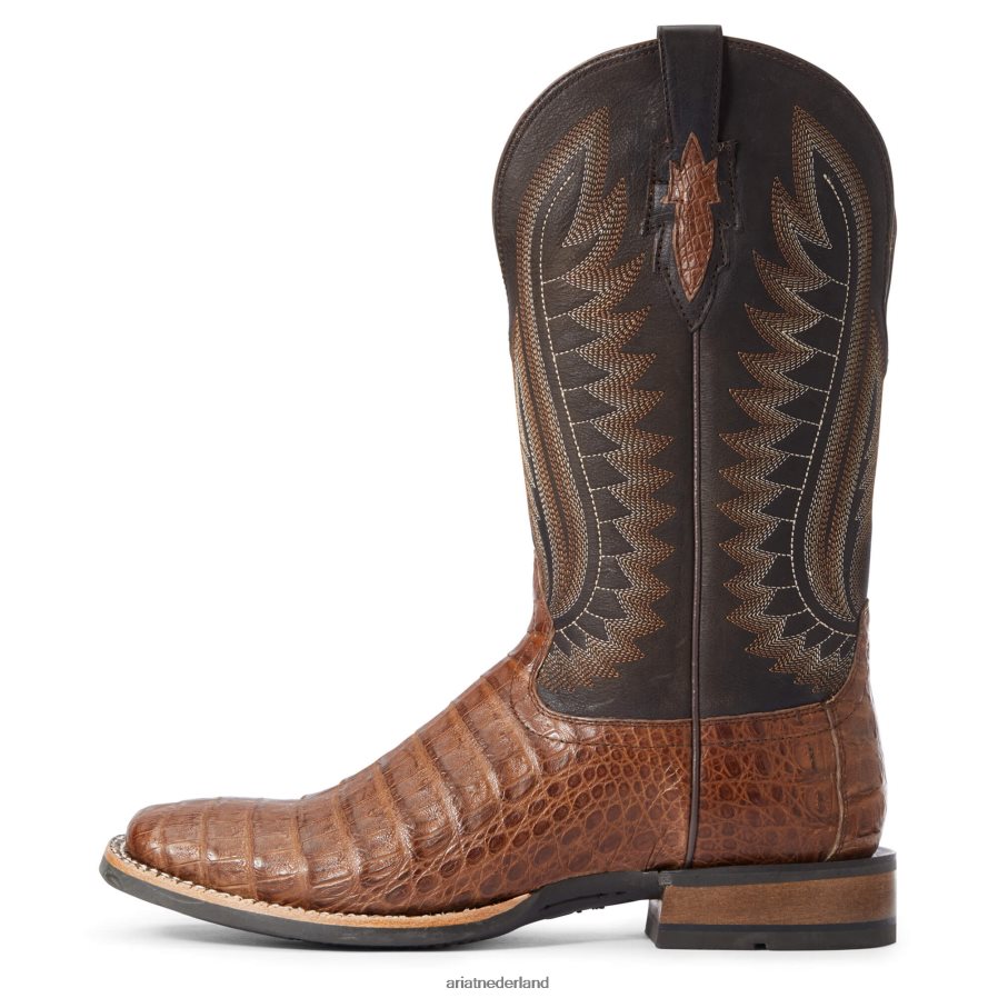 karamel kaaimanbuik dubbele westernlaars Ariat Heren schoenen PJ26LN153