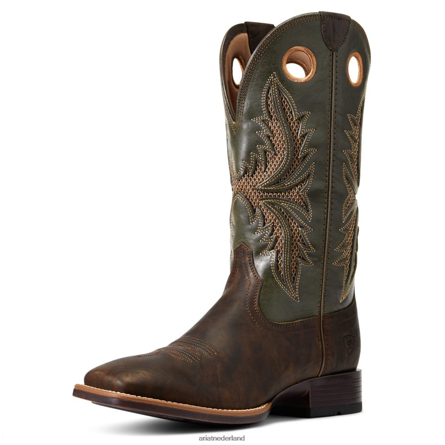 kudde bruin stoere venttek 360 graden westernlaars Ariat Heren schoenen PJ26LN198