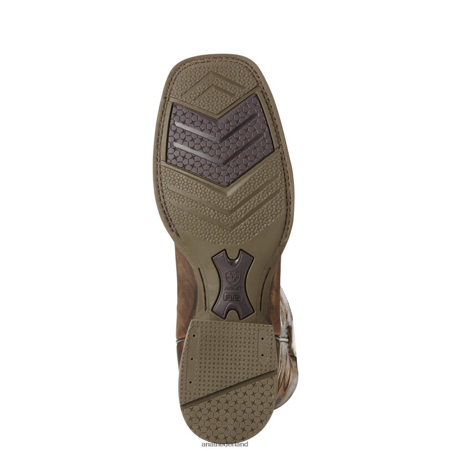 merkteken ijzerbruin uitdager westernlaars Ariat Heren schoenen PJ26LN176