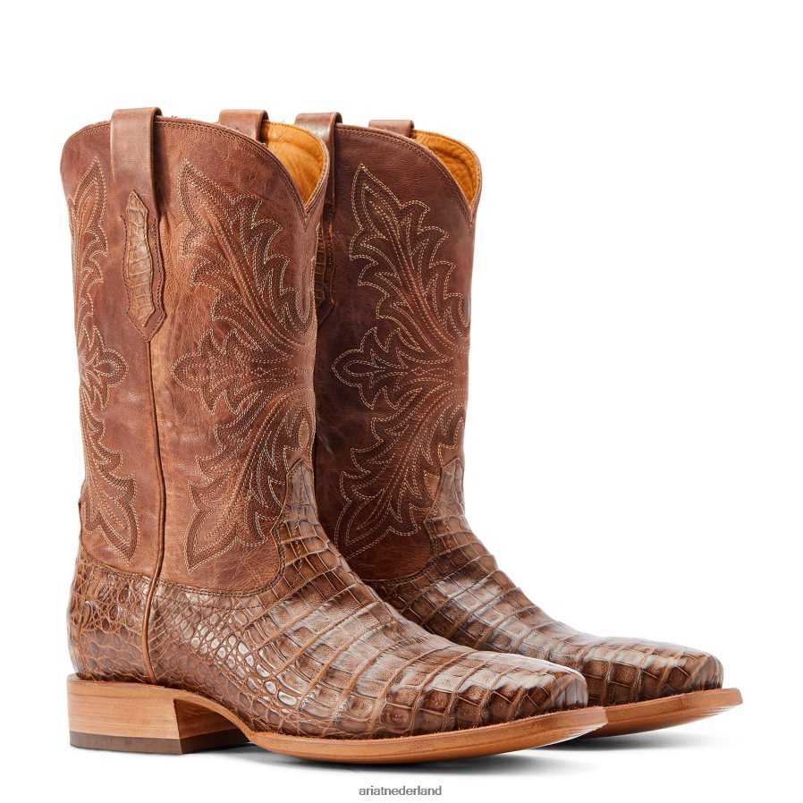 natuurlijke kaaimanbuik stilwel Ariat Heren schoenen PJ26LN141