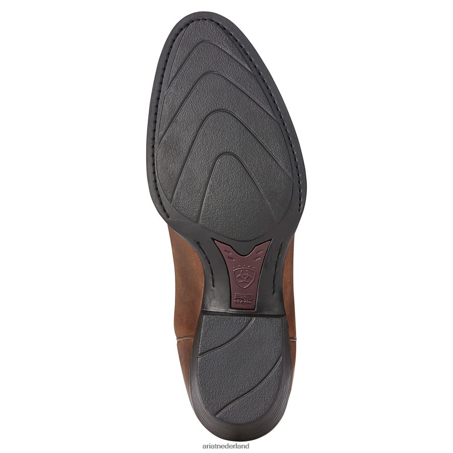 noodlijdend bruin Heritage R-teen westernlaars Ariat Heren schoenen PJ26LN11