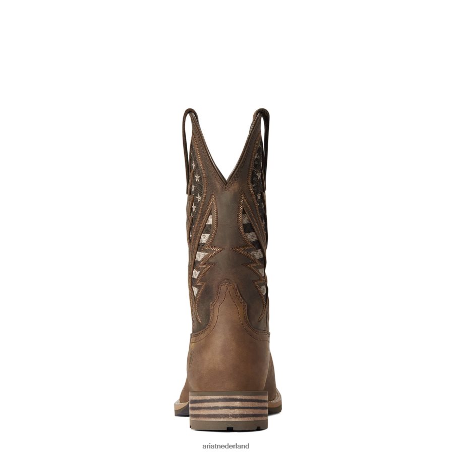 noodlijdend bruin hybride venttek westernlaars Ariat Heren schoenen PJ26LN4