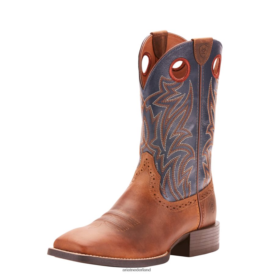 noodlijdend bruin sport sidebet westernlaars Ariat Heren schoenen PJ26LN181