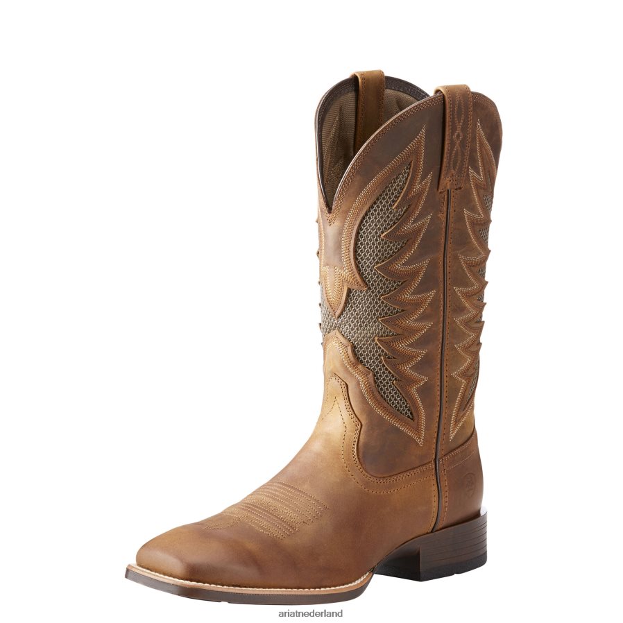 noodlijdend bruin venttek ultra-westerse laars Ariat Heren schoenen PJ26LN169