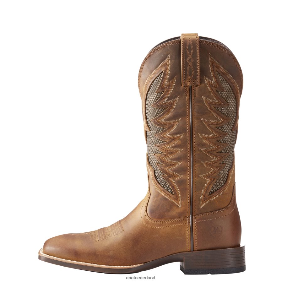 noodlijdend bruin venttek ultra-westerse laars Ariat Heren schoenen PJ26LN169