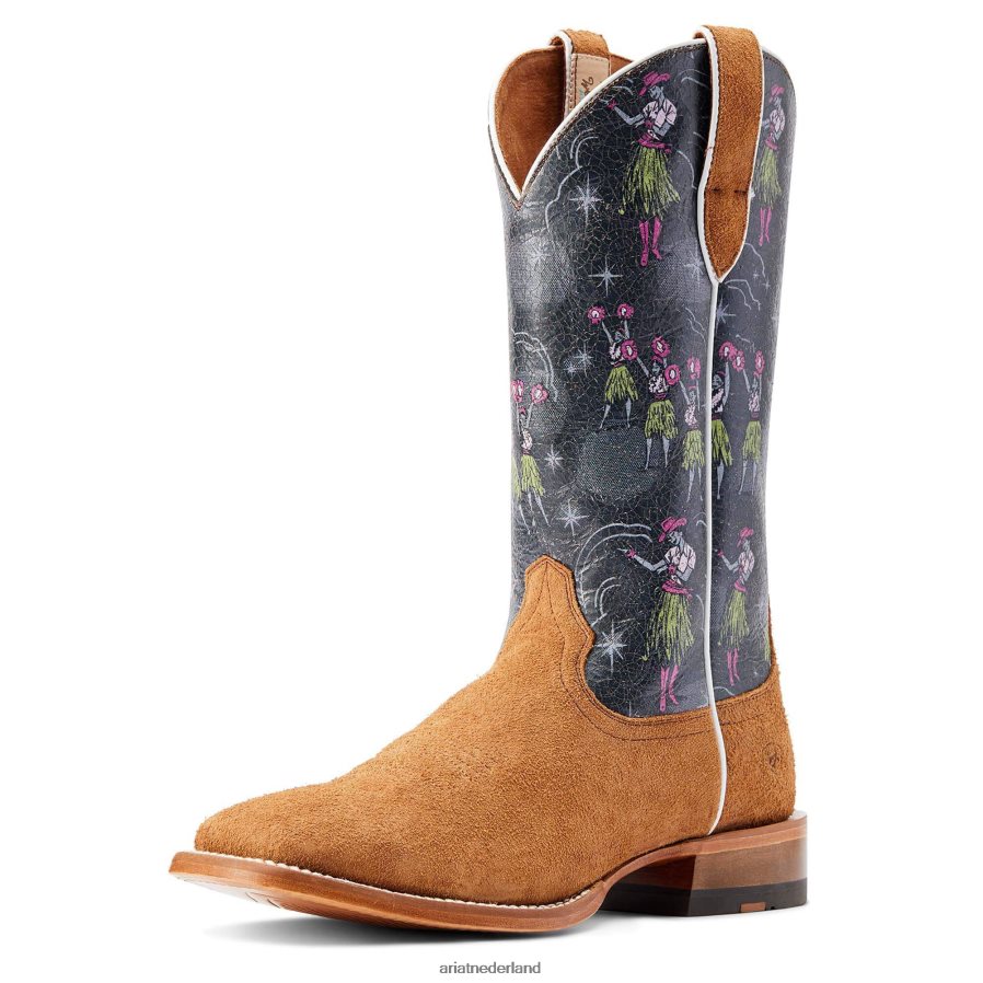 roestige ruwheid frontier westerse aloha westernlaars Ariat Heren schoenen PJ26LN215